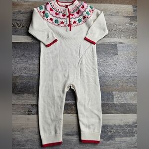 Cat & Jack Fairisle Long Sleeve 12 Months Valentine Fairisle